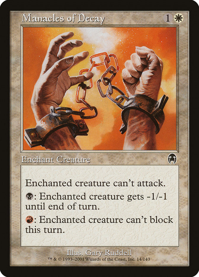 Manacles of Decay 14 (Apocalypse)  - Foil | Good Games Adelaide SA