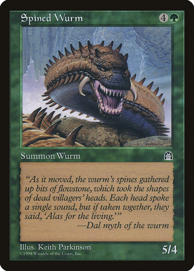 Spined Wurm [Stronghold] | Good Games Adelaide SA