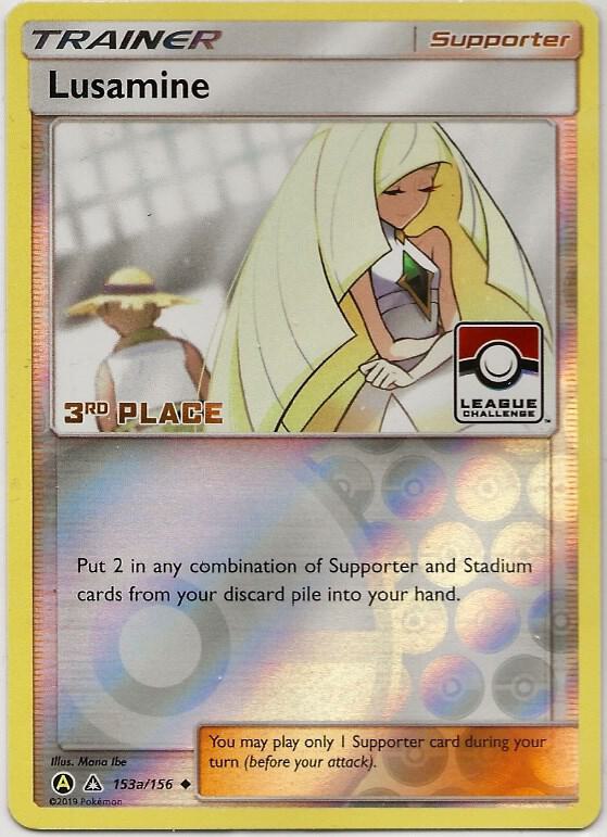 Lusamine 153a 156 League Challenge 3rd Place 153a/156 (League & Championship Cards)  - Reverse Holofoil | Good Games Adelaide SA
