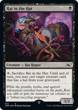 Rat in the Hat Galaxy Foil 372 (Unfinity)  - Foil | Good Games Adelaide SA