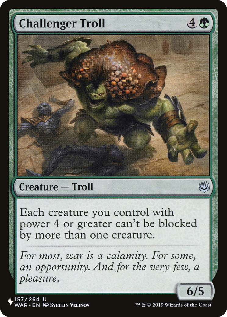 Challenger Troll [The List Reprints] | Good Games Adelaide SA