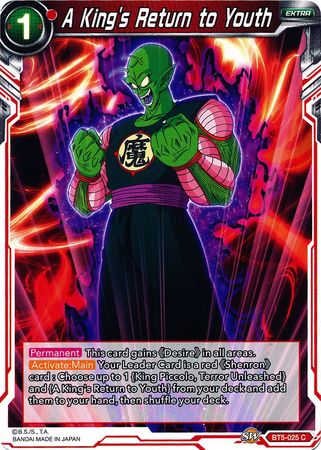 A King's Return to Youth (BT5-025) [Miraculous Revival] | Good Games Adelaide SA