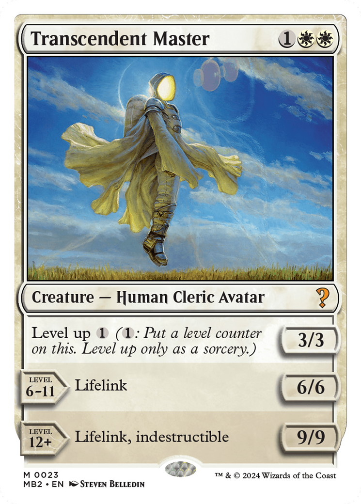 Transcendent Master (White Border) [Mystery Booster 2] | Good Games Adelaide SA
