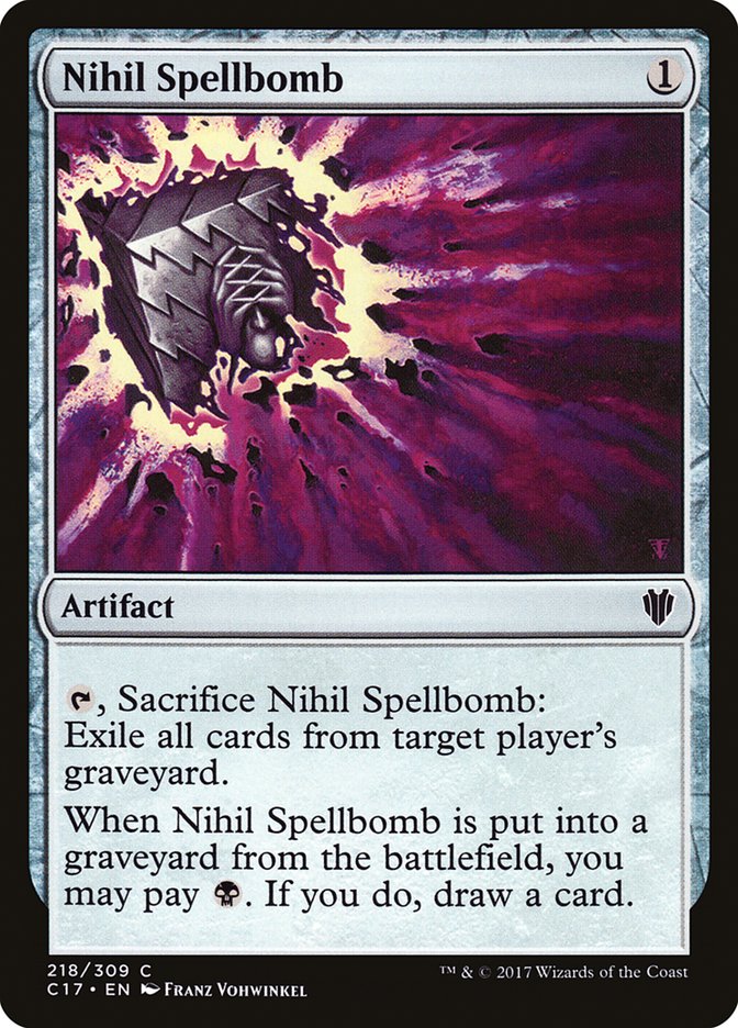 Nihil Spellbomb [Commander 2017] | Good Games Adelaide SA