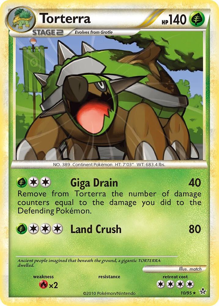 Torterra 10/95 (Unleashed)  - Reverse Holofoil | Good Games Adelaide SA