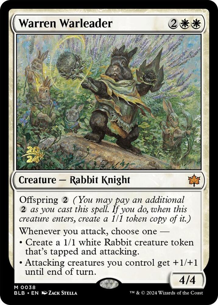 Warren Warleader 38 (Prerelease Cards)  - Foil | Good Games Adelaide SA