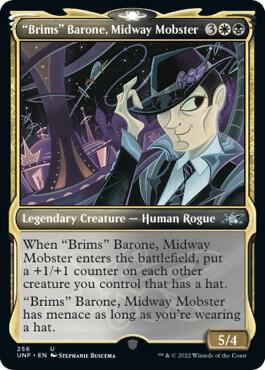 Brims Barone Midway Mobster Showcase 256 (Unfinity)  - Foil | Good Games Adelaide SA