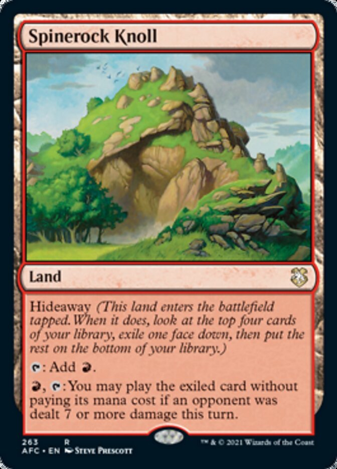 Spinerock Knoll [Dungeons & Dragons: Adventures in the Forgotten Realms Commander] | Good Games Adelaide SA