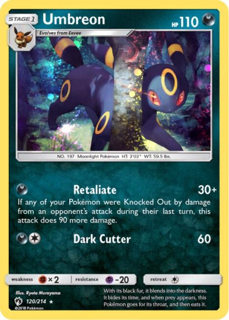Umbreon 120 214 Cosmos Holo 120/214 (Blister Exclusives)  - Holofoil | Good Games Adelaide SA