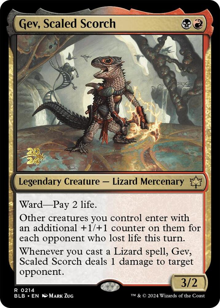 Gev Scaled Scorch 214 (Prerelease Cards)  - Foil | Good Games Adelaide SA