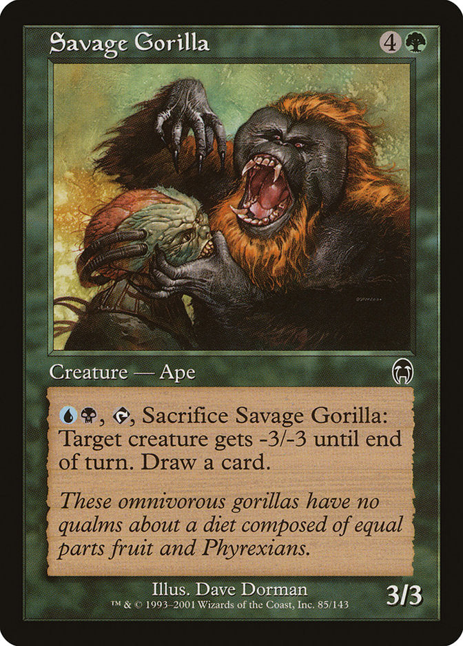 Savage Gorilla 85 (Apocalypse)  - Foil | Good Games Adelaide SA