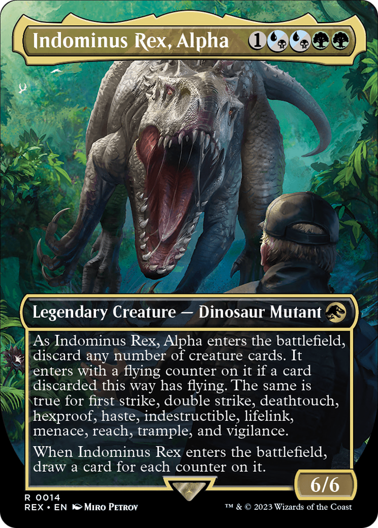 Indominus Rex, Alpha (Borderless) [Jurassic World Collection] | Good Games Adelaide SA