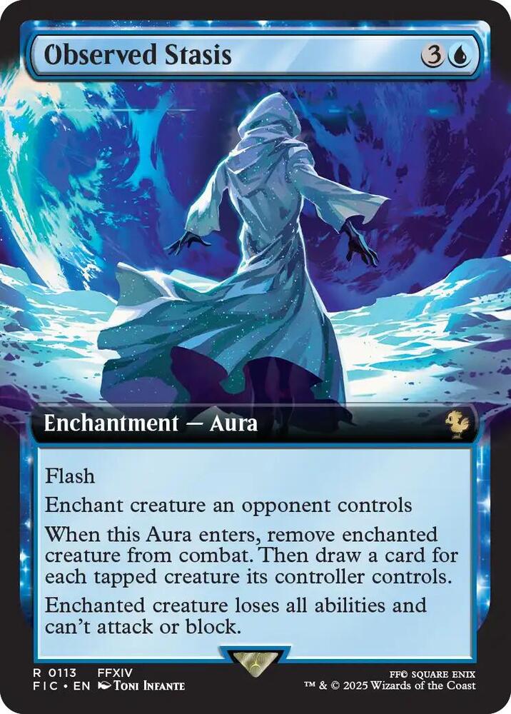 Observed Stasis  113 (Commander: FINAL FANTASY)  - Foil | Good Games Adelaide SA
