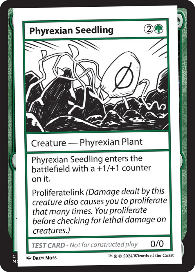 Phyrexian Seedling  (Mystery Booster 2 Playtest Cards)  | Good Games Adelaide SA