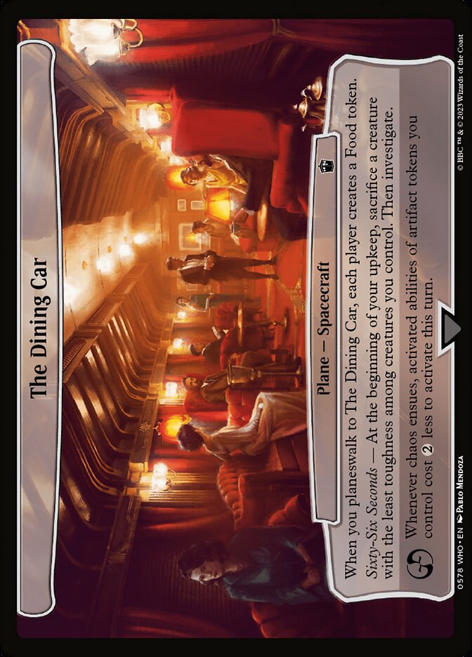 The Dining Car 578 (Planechase: Universes Beyond: Doctor Who)  | Good Games Adelaide SA