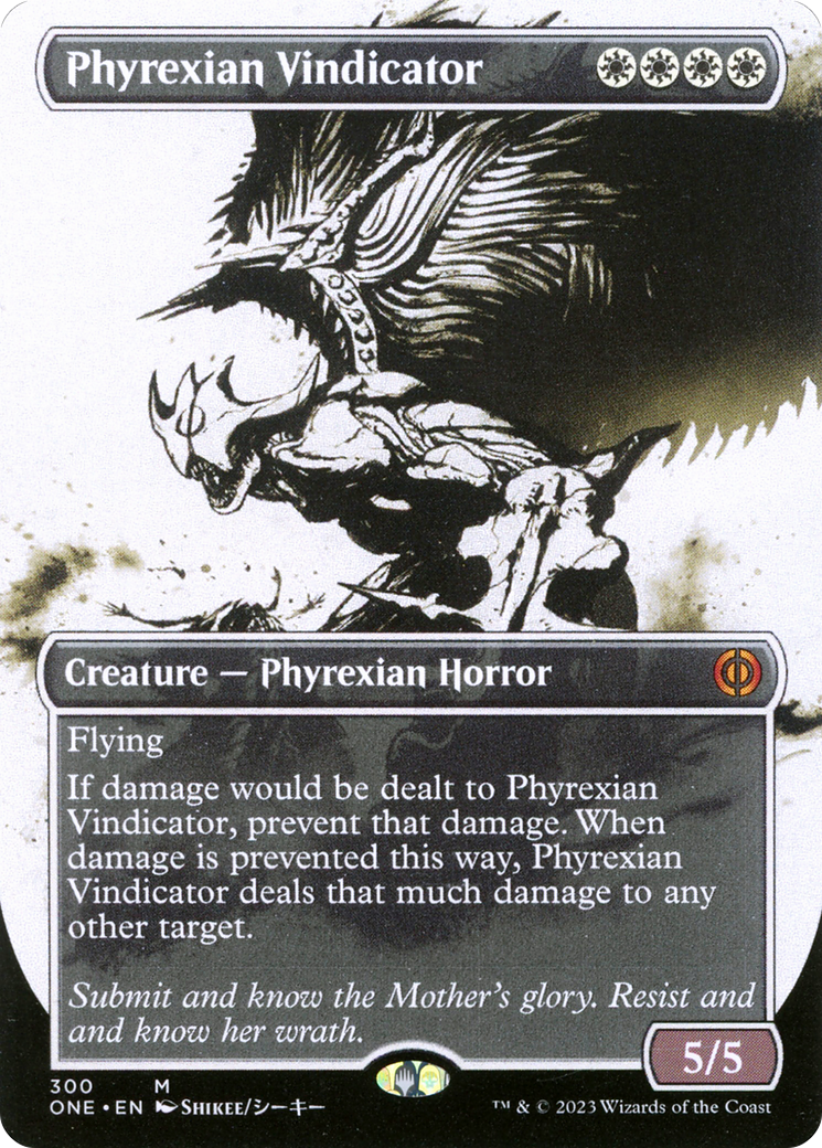 Phyrexian Vindicator (Borderless Ichor) [Phyrexia: All Will Be One] | Good Games Adelaide SA