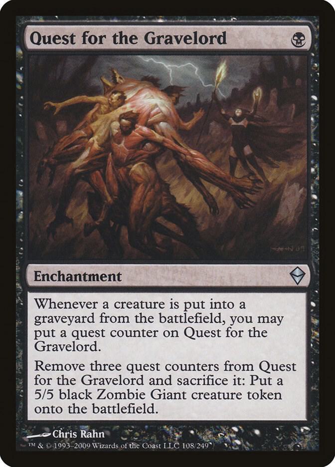Quest for the Gravelord 108 (Zendikar)  - Foil | Good Games Adelaide SA