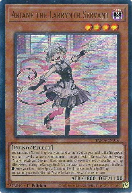 Ariane the Labrynth Servant [TAMA-EN016] Ultra Rare | Good Games Adelaide SA
