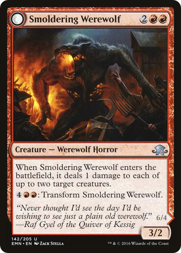 Smoldering Werewolf 142 (Eldritch Moon)  | Good Games Adelaide SA