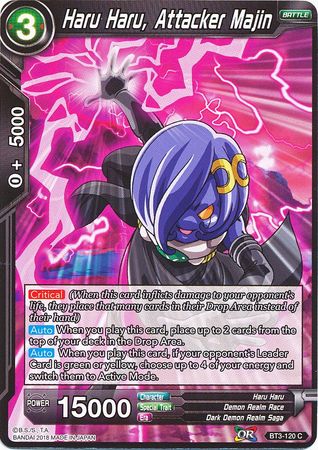 Haru Haru, Attacker Majin [BT3-120] | Good Games Adelaide SA