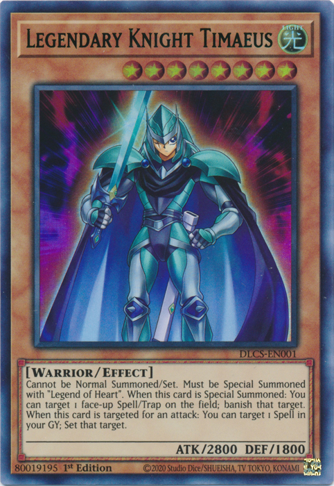 Legendary Knight Timaeus (Green) [DLCS-EN001] Ultra Rare | Good Games Adelaide SA