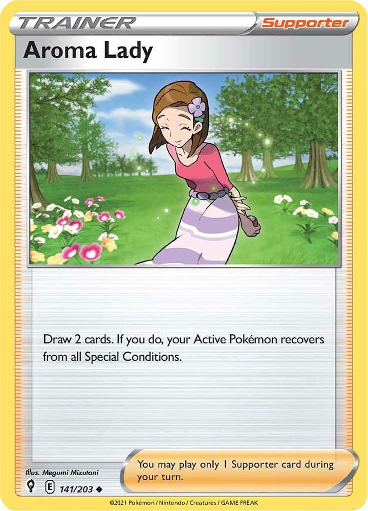 Aroma Lady 141/203 (SWSH07: Evolving Skies)  | Good Games Adelaide SA