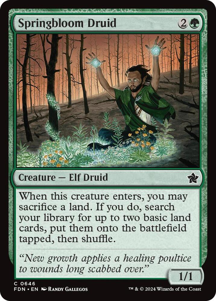Springbloom Druid 646 (Foundations)  | Good Games Adelaide SA