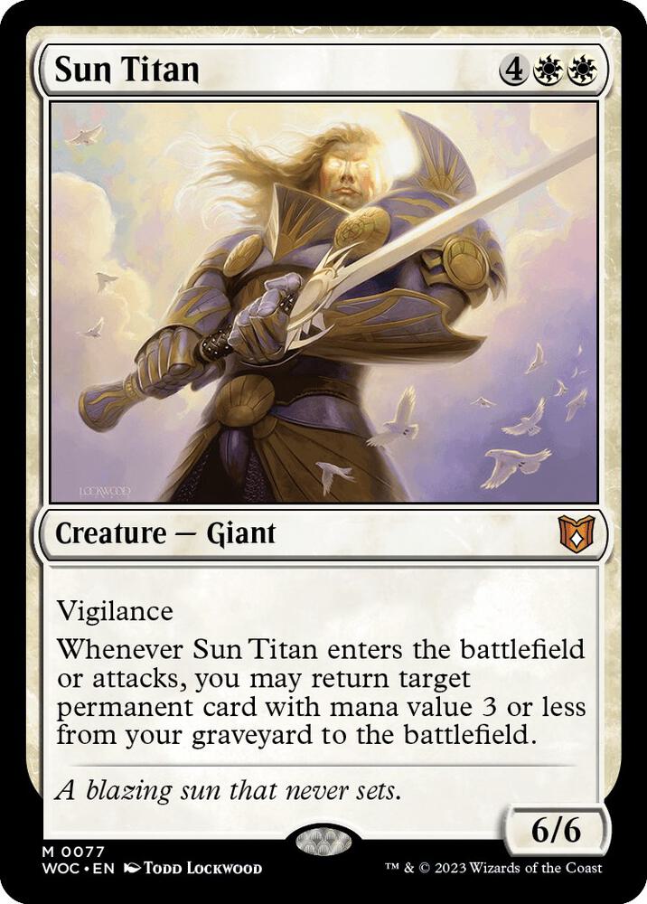 Sun Titan 77 (Commander: Wilds of Eldraine)  | Good Games Adelaide SA