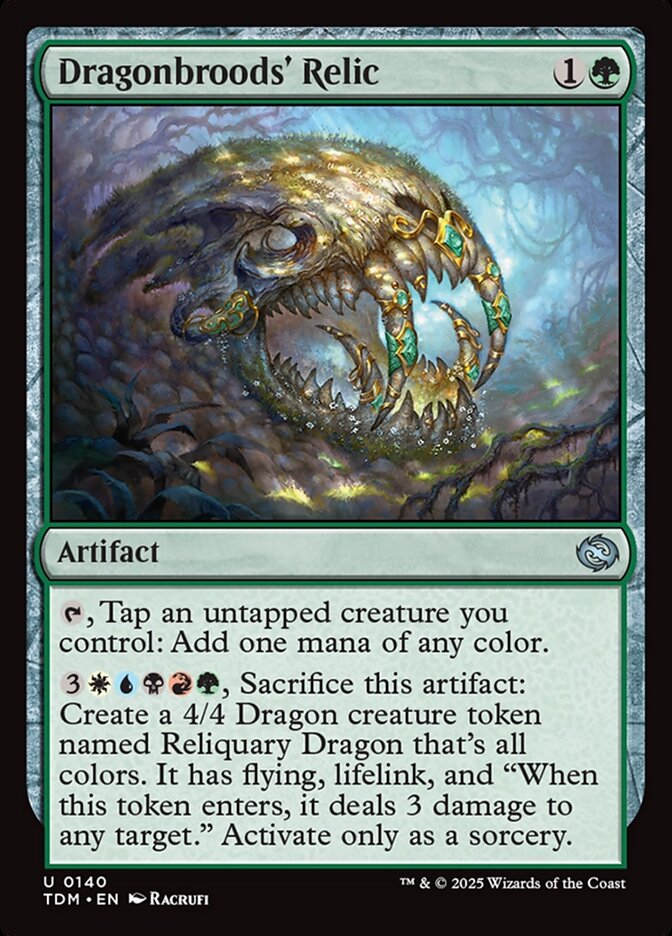 Dragonbroods' Relic 140 (Tarkir: Dragonstorm)  - Foil | Good Games Adelaide SA