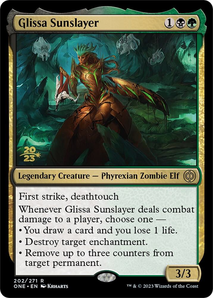 Glissa Sunslayer 202 (Prerelease Cards)  - Foil | Good Games Adelaide SA