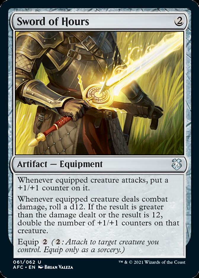 Sword of Hours [Dungeons & Dragons: Adventures in the Forgotten Realms Commander] | Good Games Adelaide SA