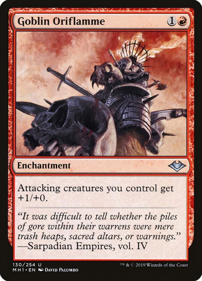 Goblin Oriflamme 130 (Modern Horizons)  | Good Games Adelaide SA