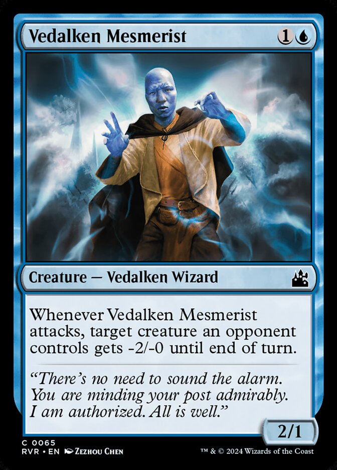 Vedalken Mesmerist 65 (Ravnica Remastered)  | Good Games Adelaide SA