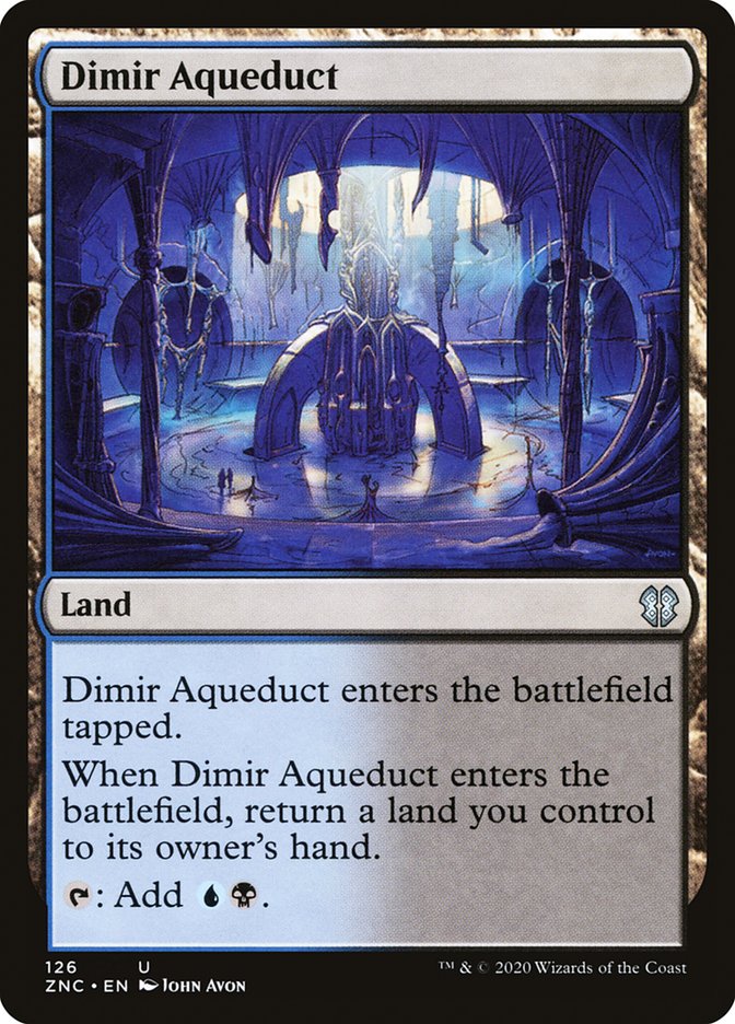 Dimir Aqueduct [Zendikar Rising Commander] | Good Games Adelaide SA