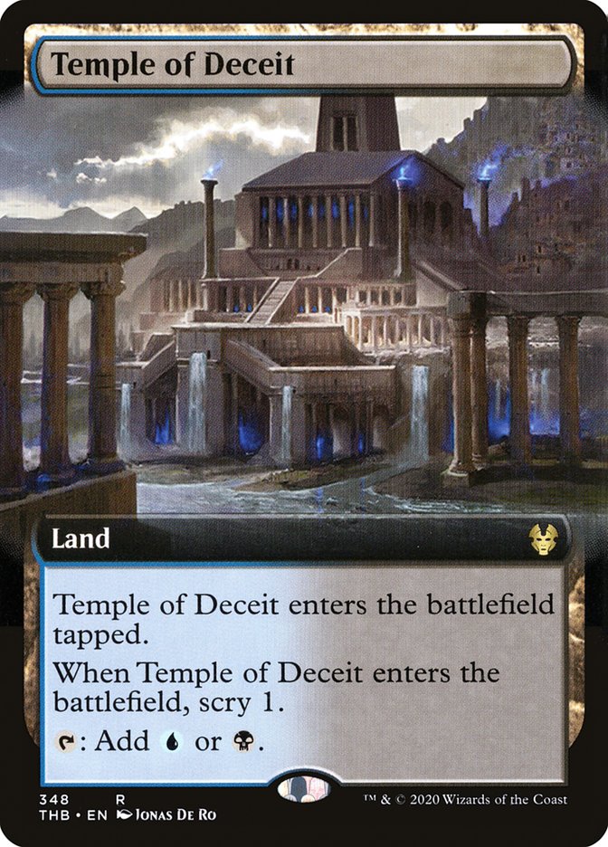 Temple of Deceit (Extended Art) [Theros Beyond Death] | Good Games Adelaide SA