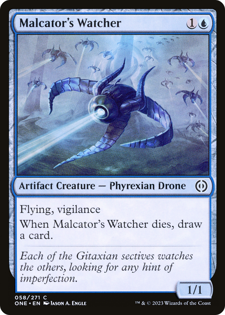 Malcator's Watcher [Phyrexia: All Will Be One] | Good Games Adelaide SA