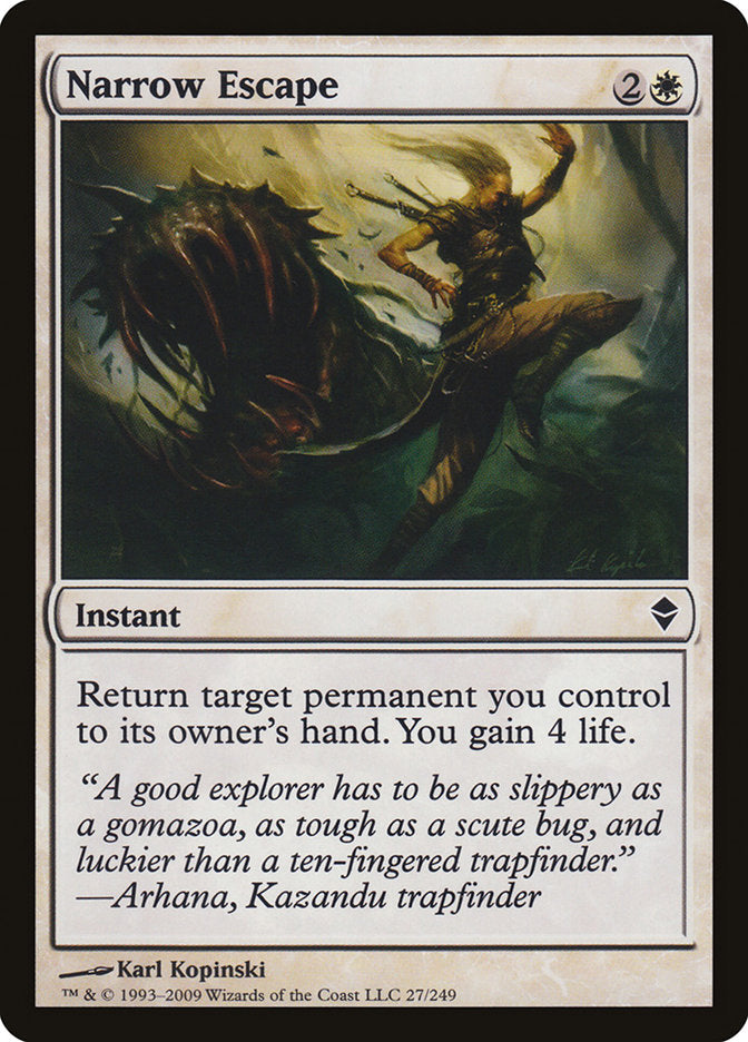 Narrow Escape [Zendikar] | Good Games Adelaide SA