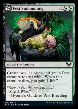 Pest Summoning [Strixhaven: School of Mages] | Good Games Adelaide SA