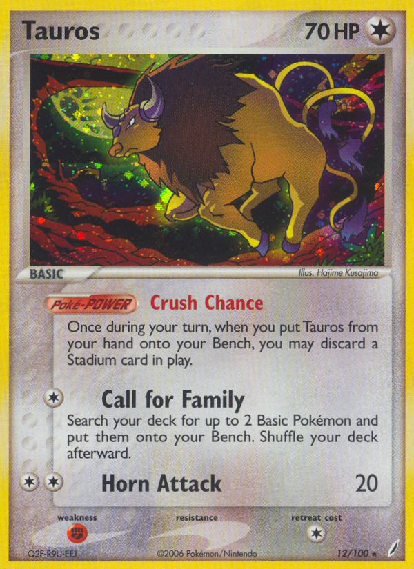 Tauros (12/100) [EX: Crystal Guardians] | Good Games Adelaide SA