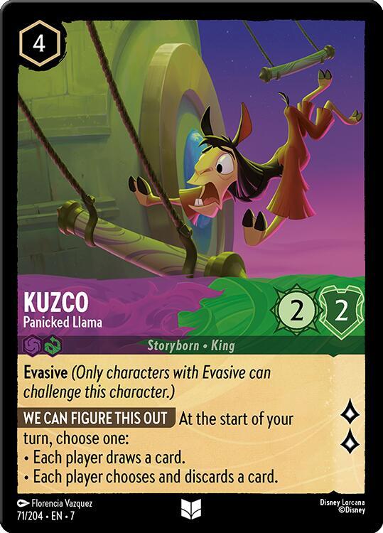 Kuzco Panicked Llama 71/204 (Archazia's Island)  | Good Games Adelaide SA