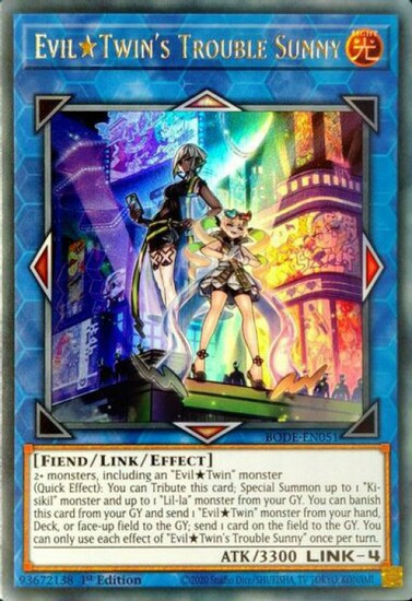 Evil Twin's Trouble Sunny [BODE-EN051] Starlight Rare | Good Games Adelaide SA