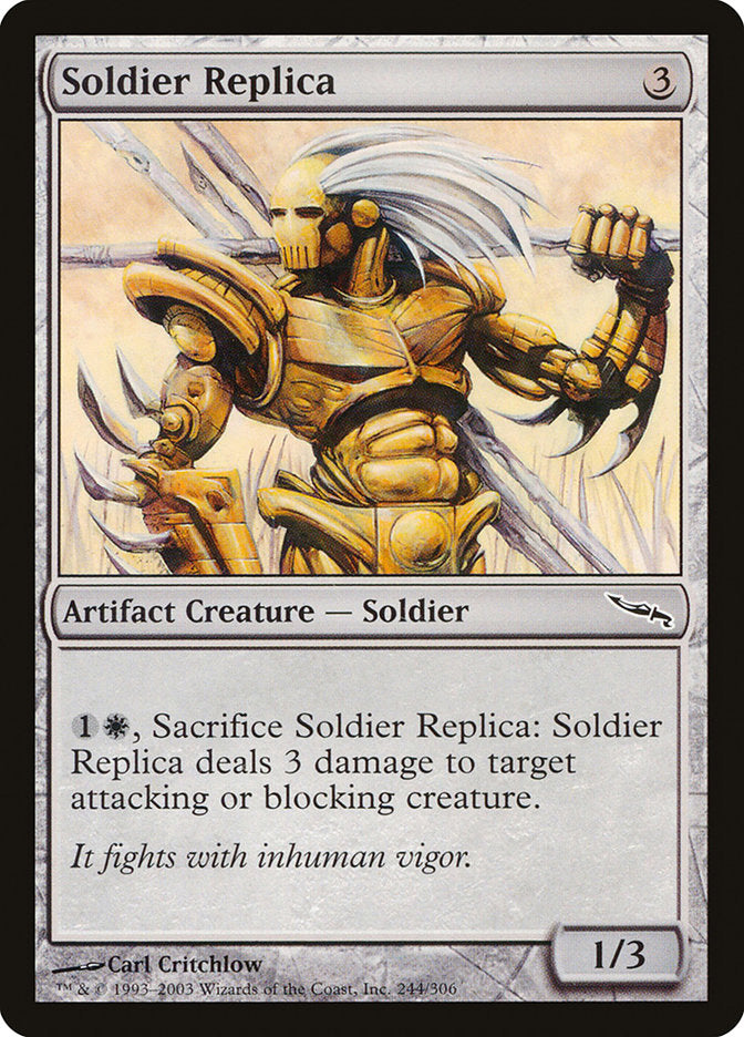 Soldier Replica 244 (Mirrodin)  | Good Games Adelaide SA