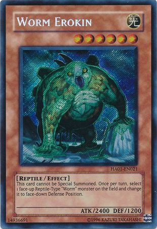 Worm Erokin [HA01-EN021] Secret Rare | Good Games Adelaide SA