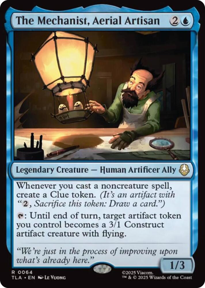 The Mechanist, Aerial Artisan 64 (Avatar: The Last Airbender)  - Foil | Good Games Adelaide SA