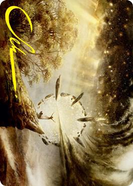 Harness Infinity Art Card Gold Stamped Signature 27 (Art Series: Strixhaven)  | Good Games Adelaide SA
