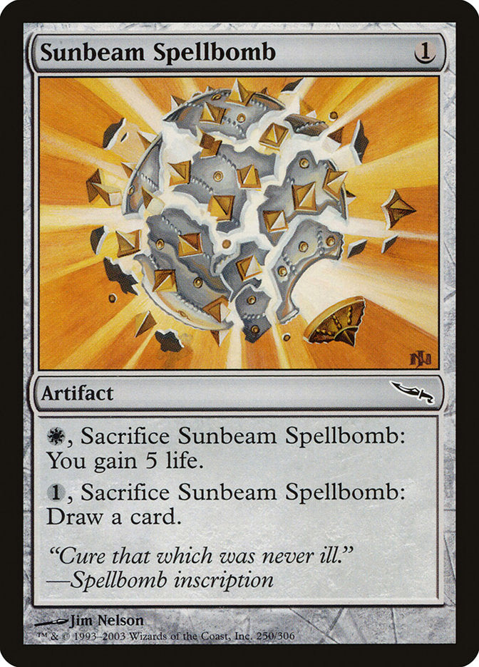 Sunbeam Spellbomb [Mirrodin] | Good Games Adelaide SA