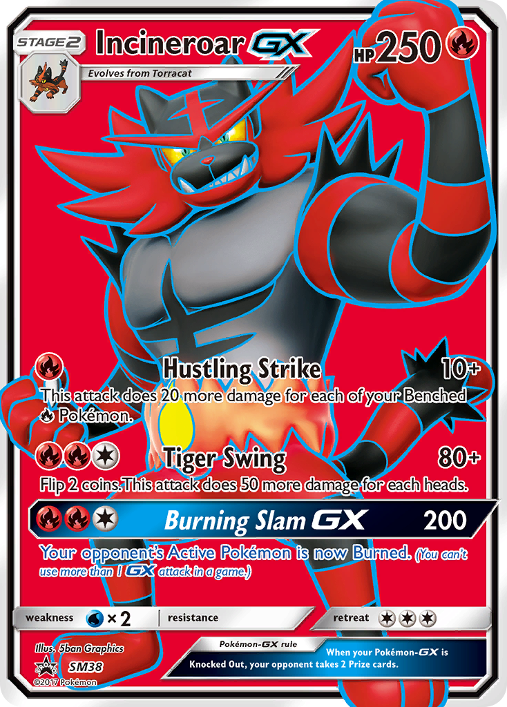 Incineroar GX (SM38) [Sun & Moon: Black Star Promos] | Good Games Adelaide SA