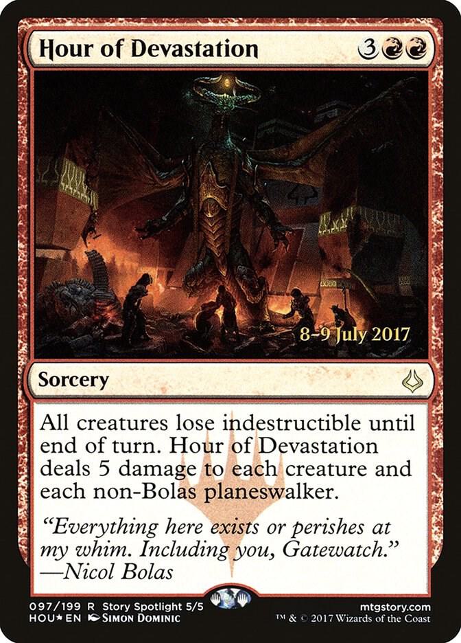 Hour of Devastation 97 (Prerelease Cards)  - Foil | Good Games Adelaide SA