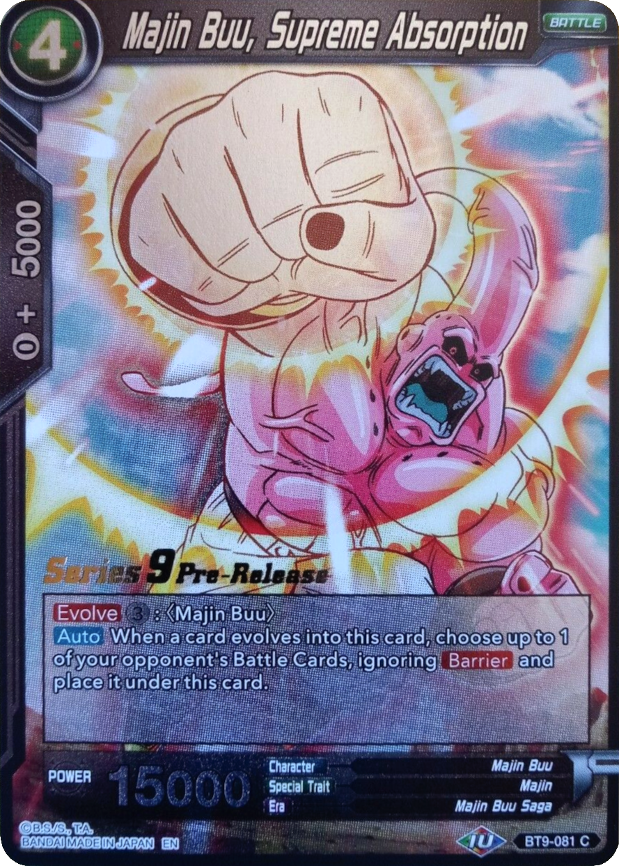 Majin Buu, Supreme Absorption (Universal Onslaught) [BT9-081] | Good Games Adelaide SA