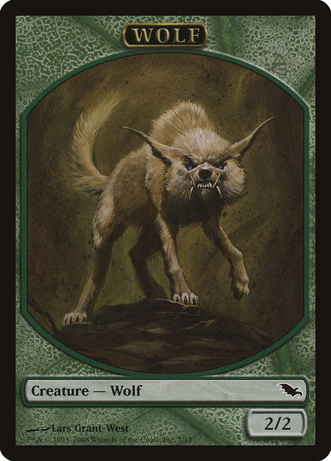 Wolf Token [Shadowmoor Tokens] | Good Games Adelaide SA